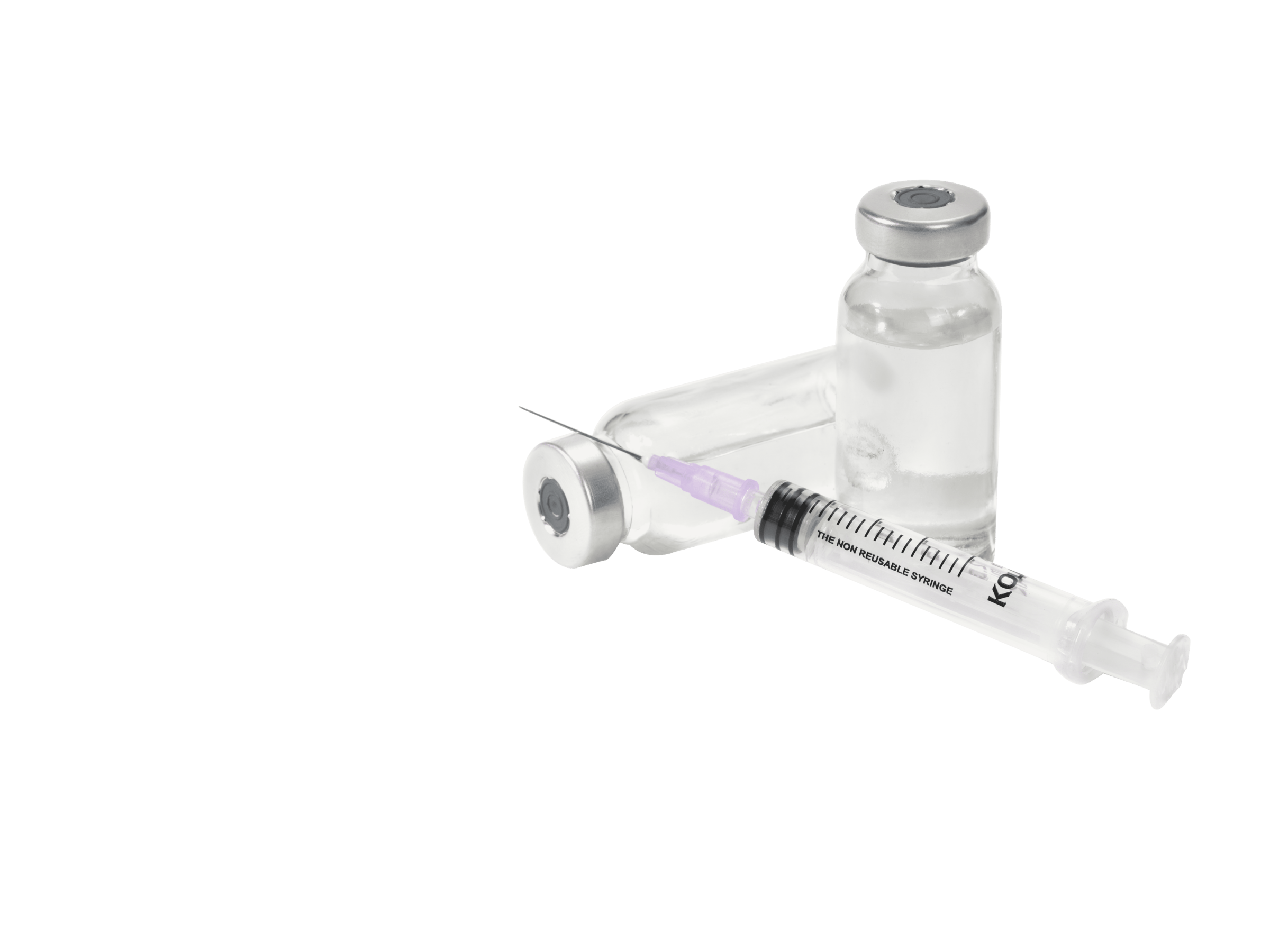 Safe and Sterile Kojak Selinge Auto-Disable Syringes for Medical image