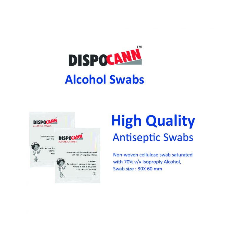 Dispocann Alcohol Swabs Hindustan Syringes & Medical Devices Ltd.