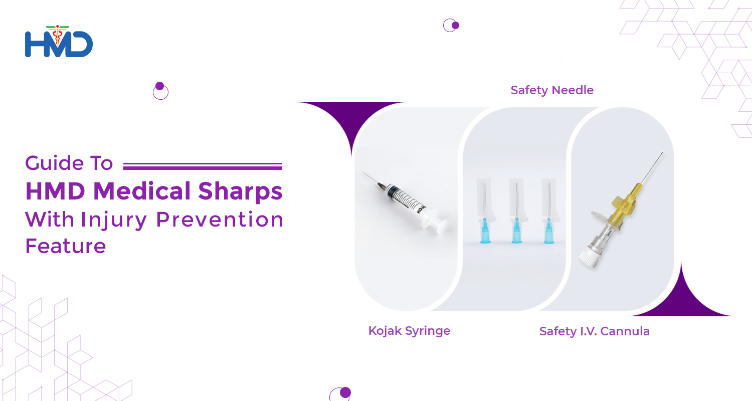 HMD Medical Sharps with Injury Prevention Feature