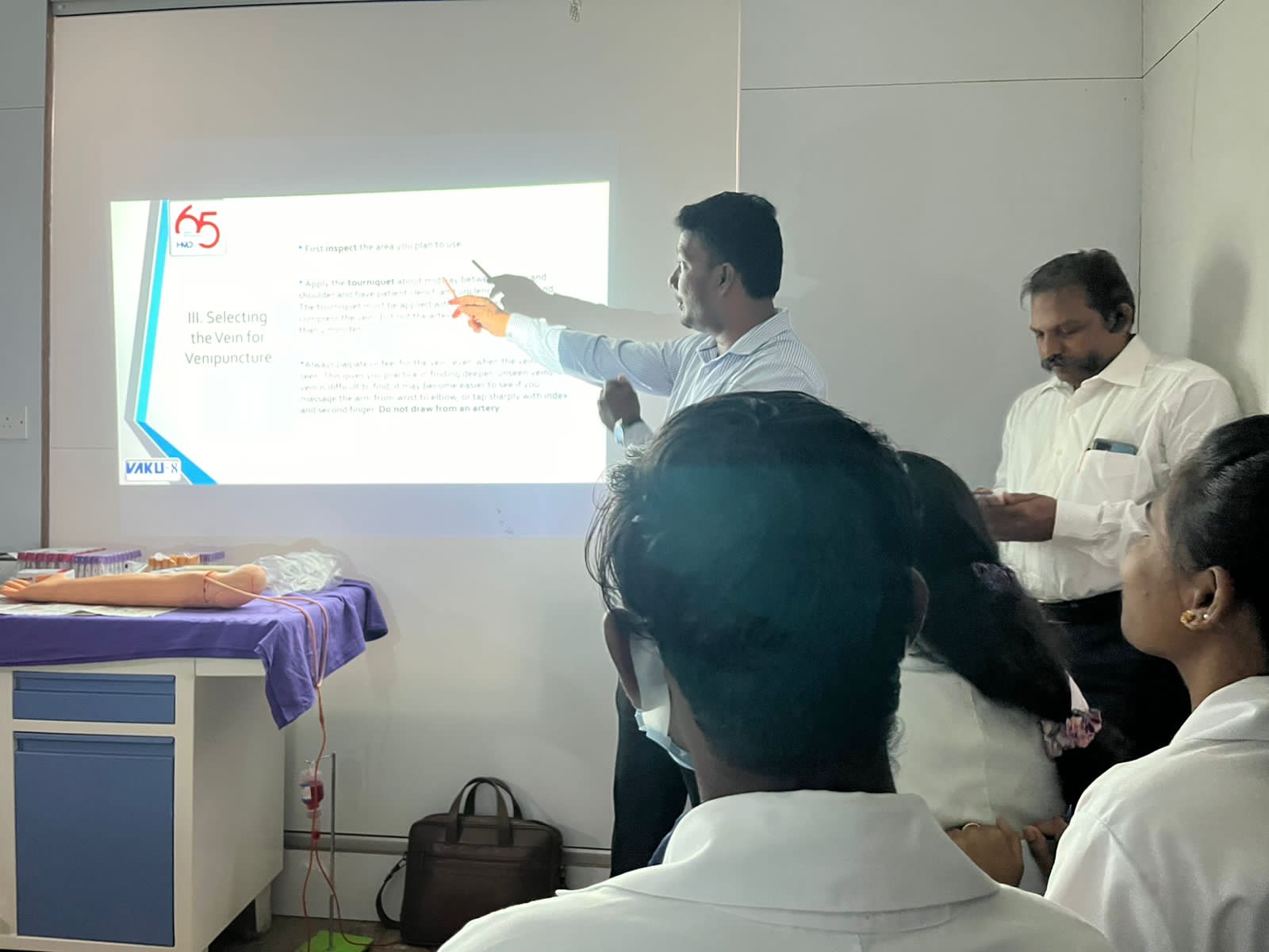 Blood Collection Procedures & Safety Needles Preventions - Sundaram Medical Foundation at Chennai 