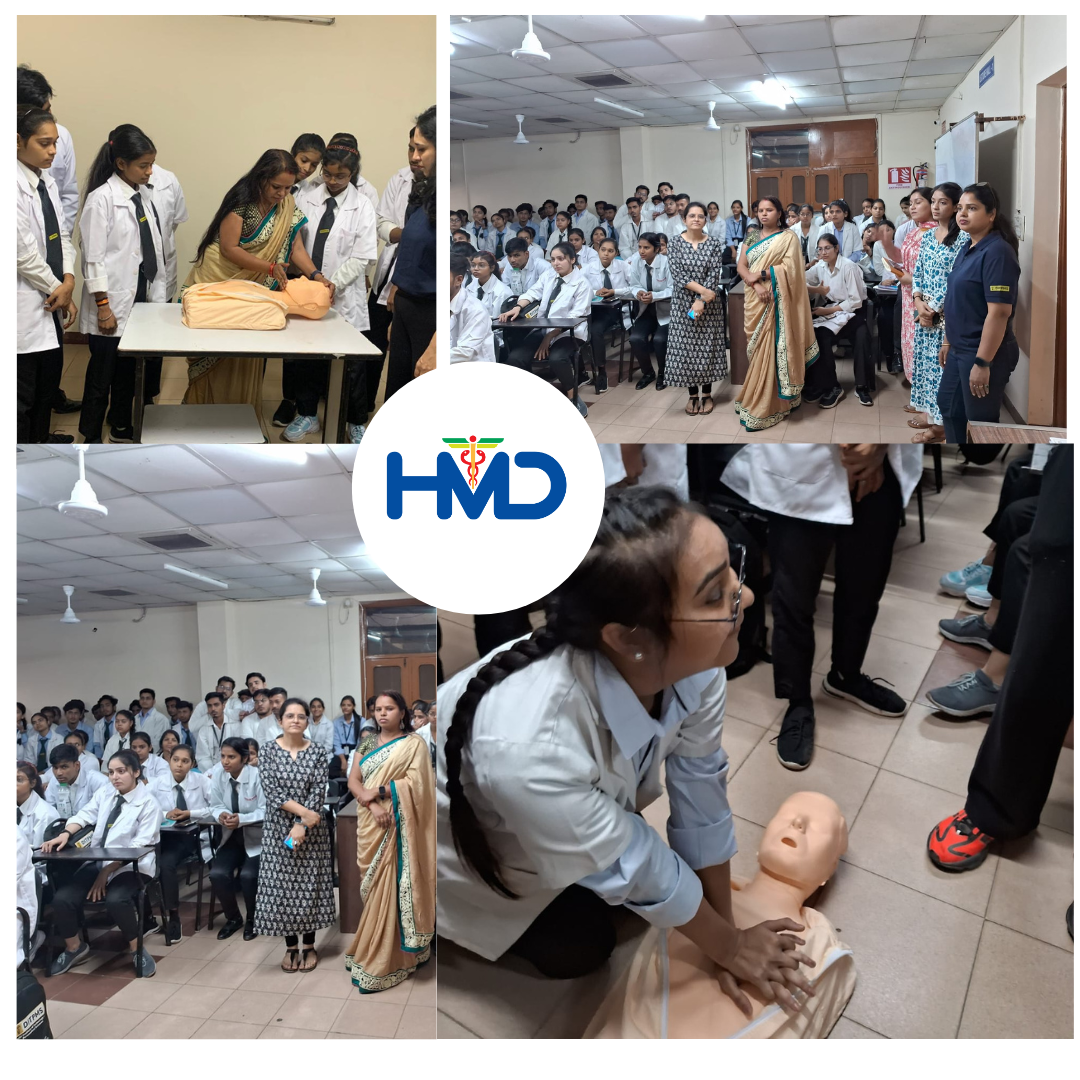 Delhi Institute of Paramedical Science ( Vivek Vihar) Training class on Prevention of Heart Disease and CPR - 11/10/2023 