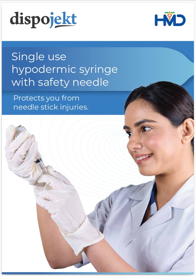 Single use hypodermic syringe