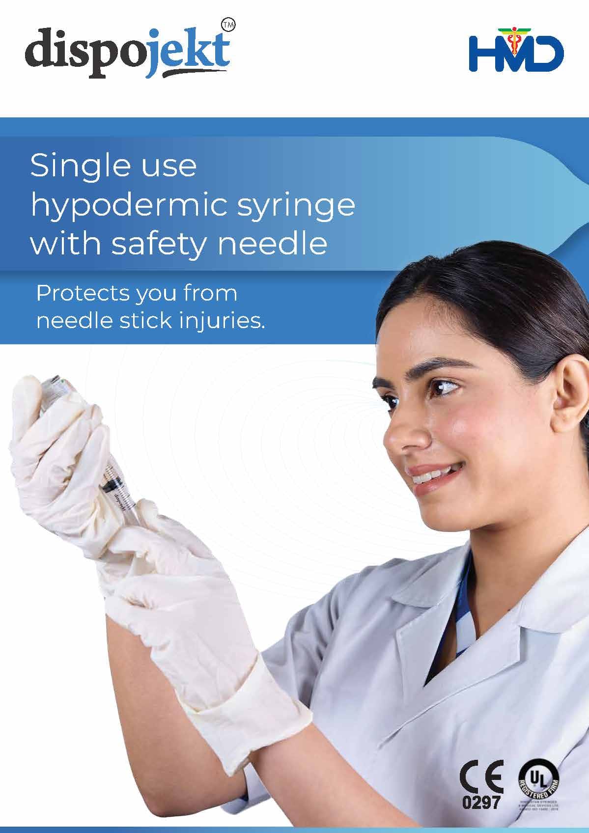 Dispojekt Single use hypodermic Safety syringe