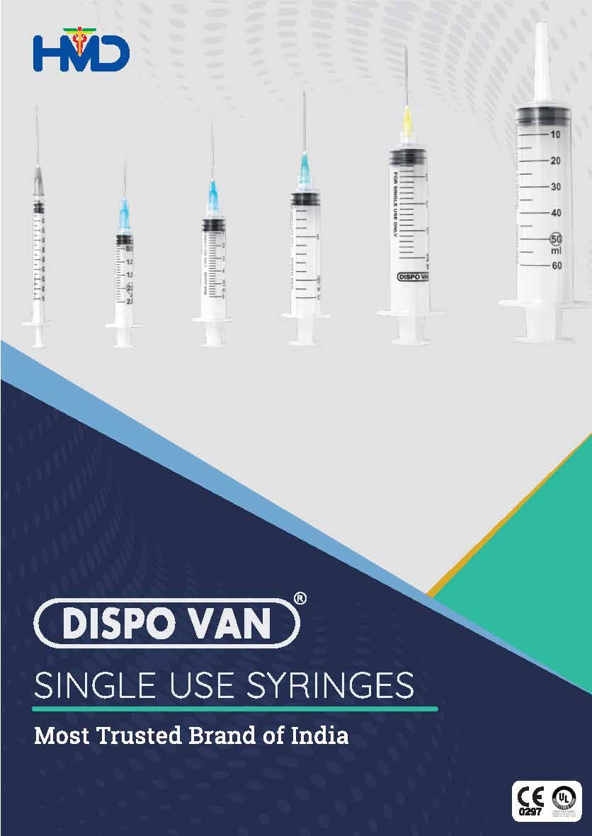 DispoVan single use syringe Export.