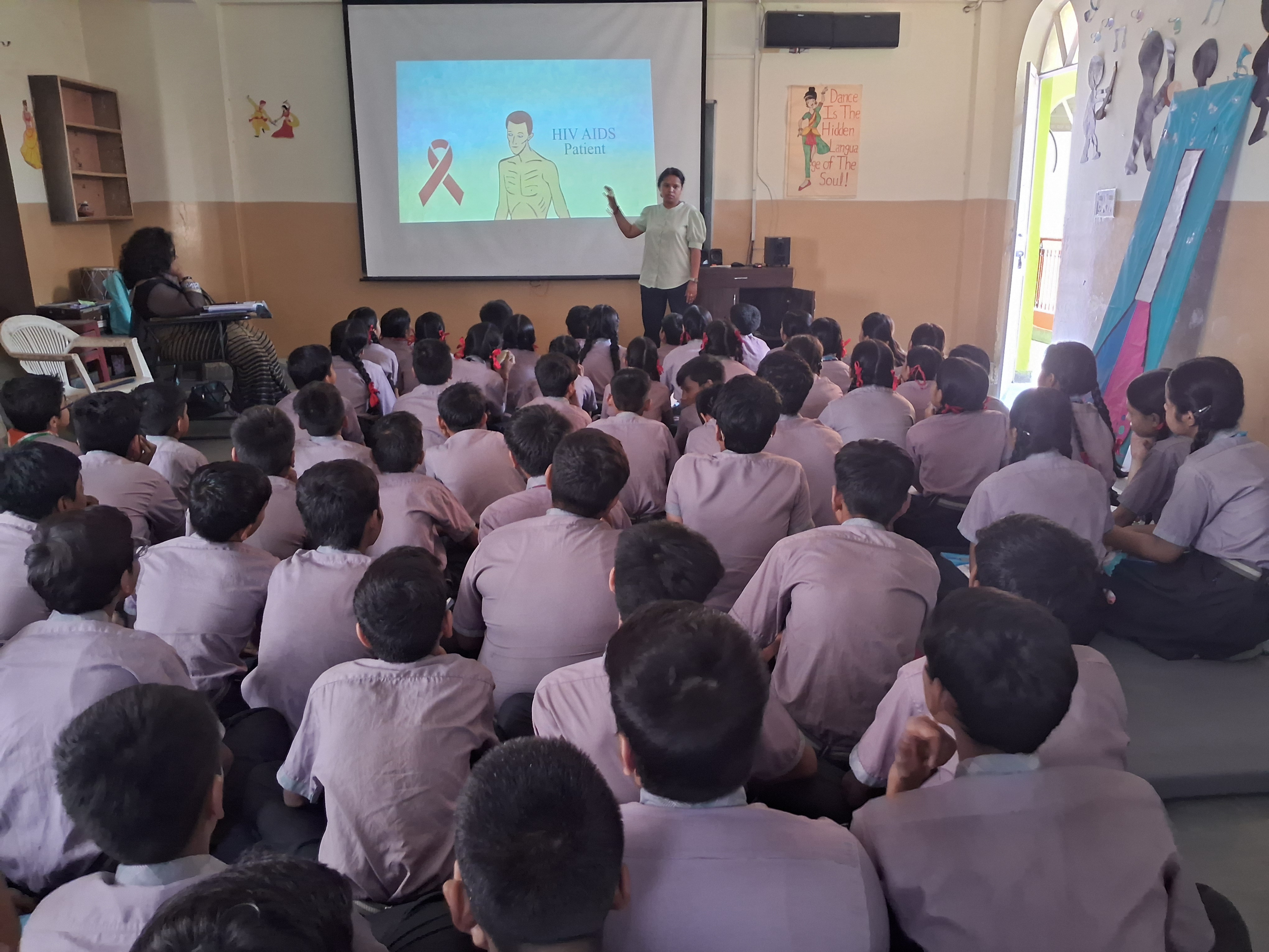 Awareness program on Tuberculosis (Yog Bharti Public School) 