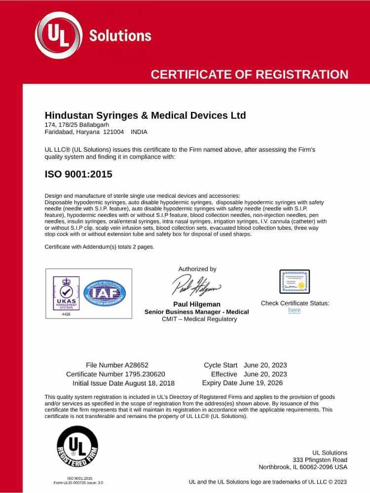 HSMD ISO 9001