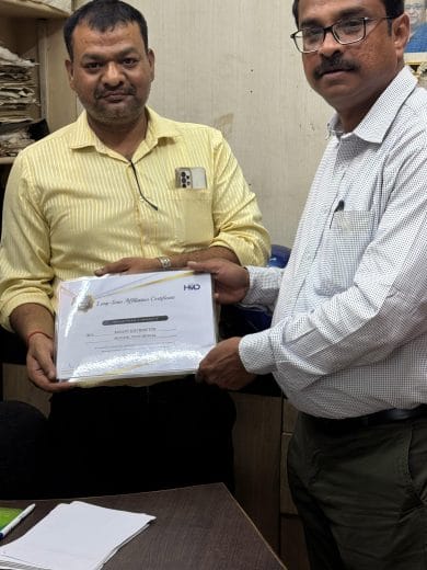 Certificate Distribution to Dealer in Siliguri