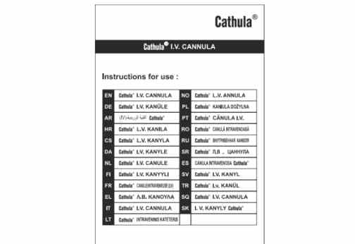 Cathula IFU