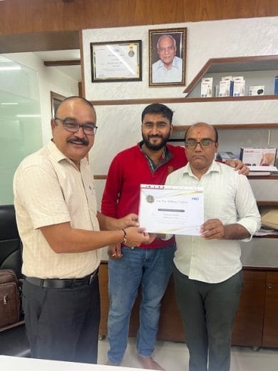 Handover Certificate in Ahmedabad