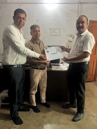 Handover Certificate of 25year