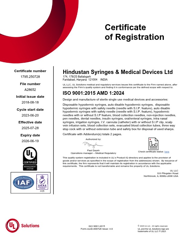 ISO 9001:2015 AMD 1:2024
